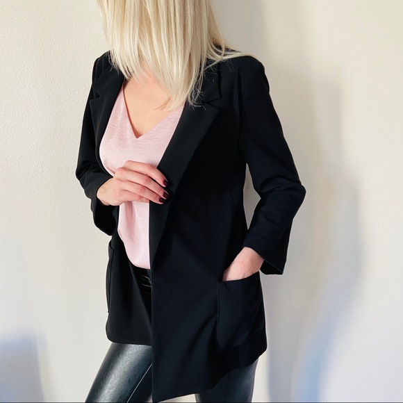 Black label open front blazer - Picture 7 of 12